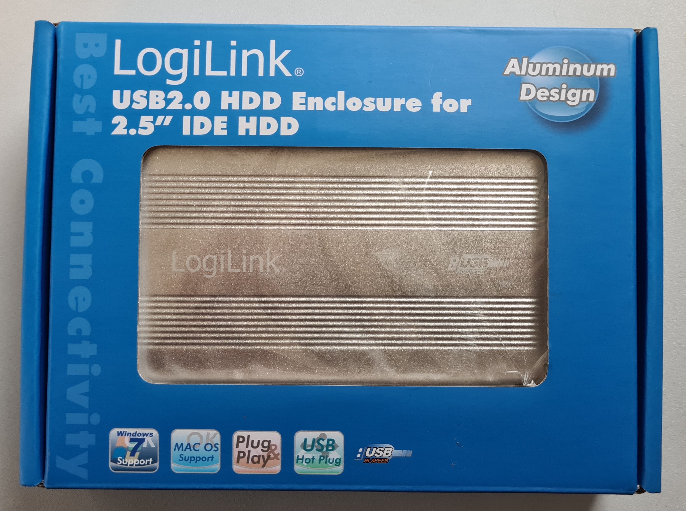 Gehäuse LogiLink 6.3cm (2,5") IDE>USB 2.0