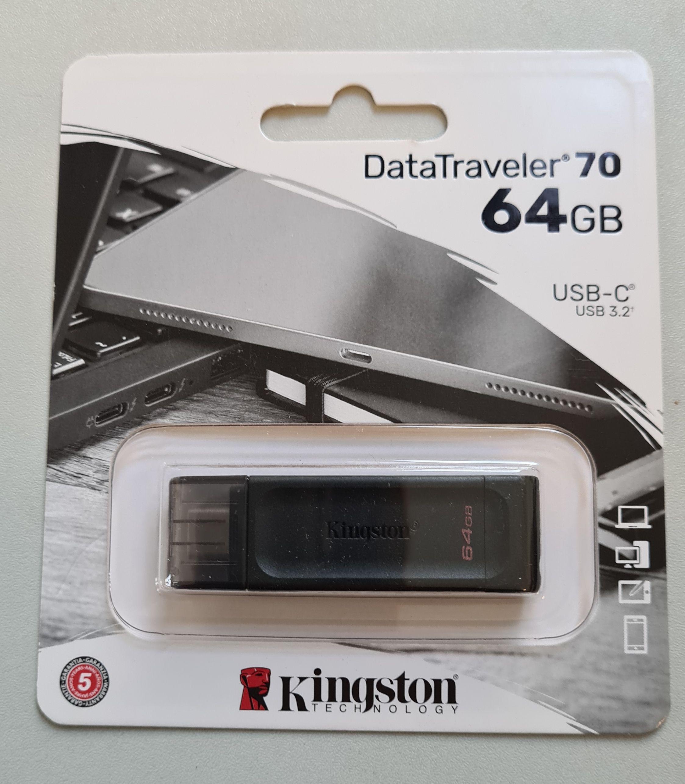 USB-Stick 64GB Kingston DataTraveler DT70 USB-C 3.2