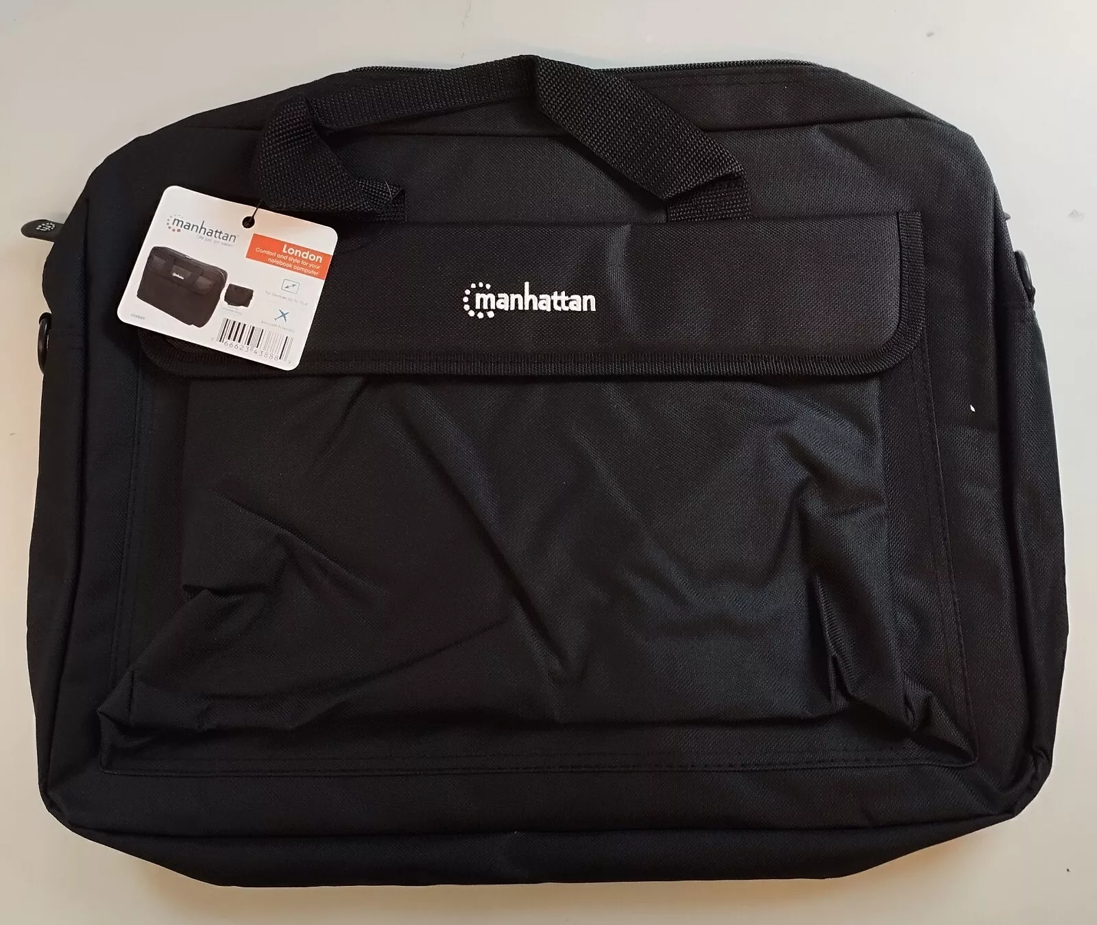 Notebook-Tasche MANHATTAN London bis 15.6" schwarz