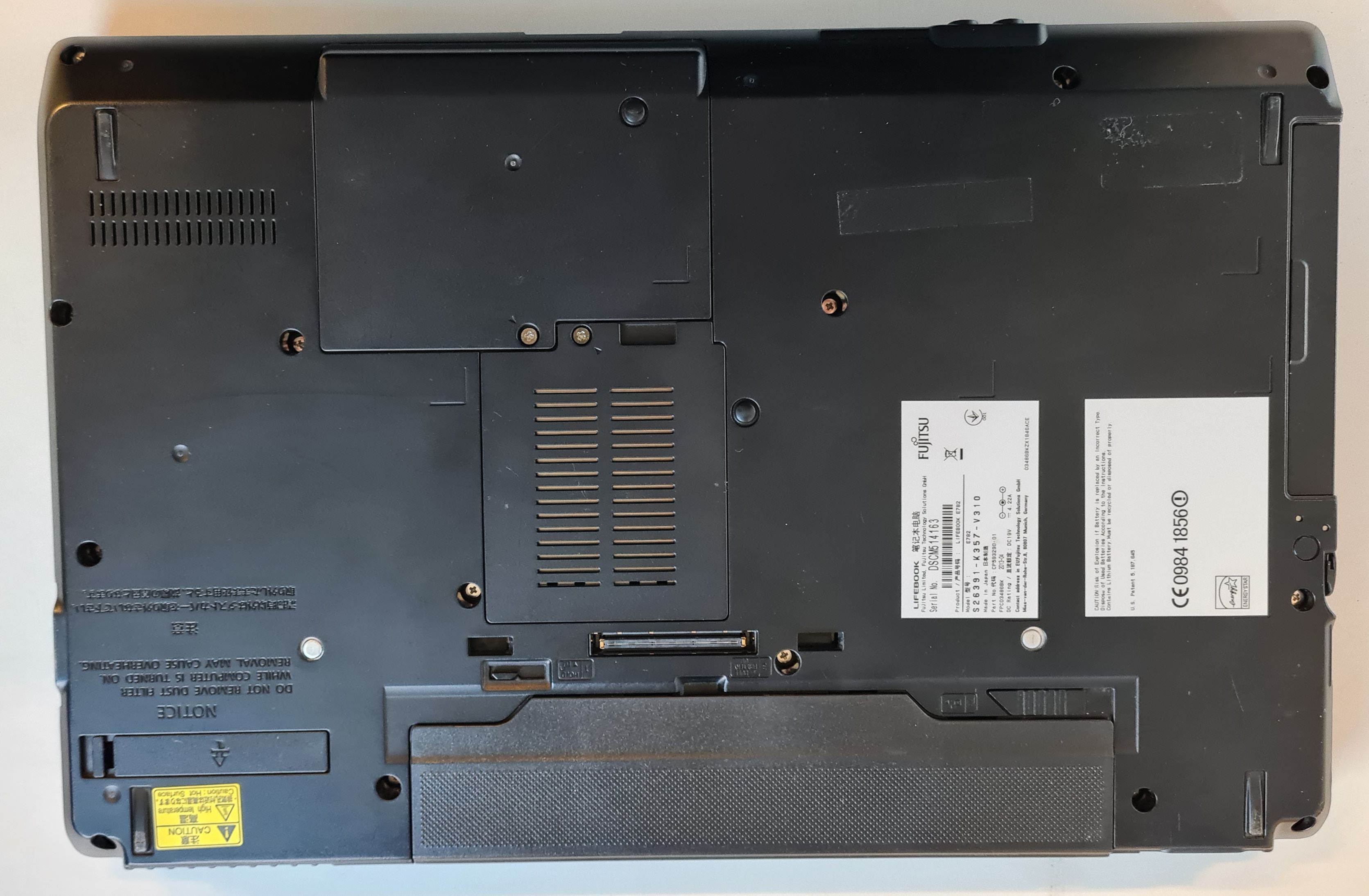 Notebook Fujitsu Lifebook E782