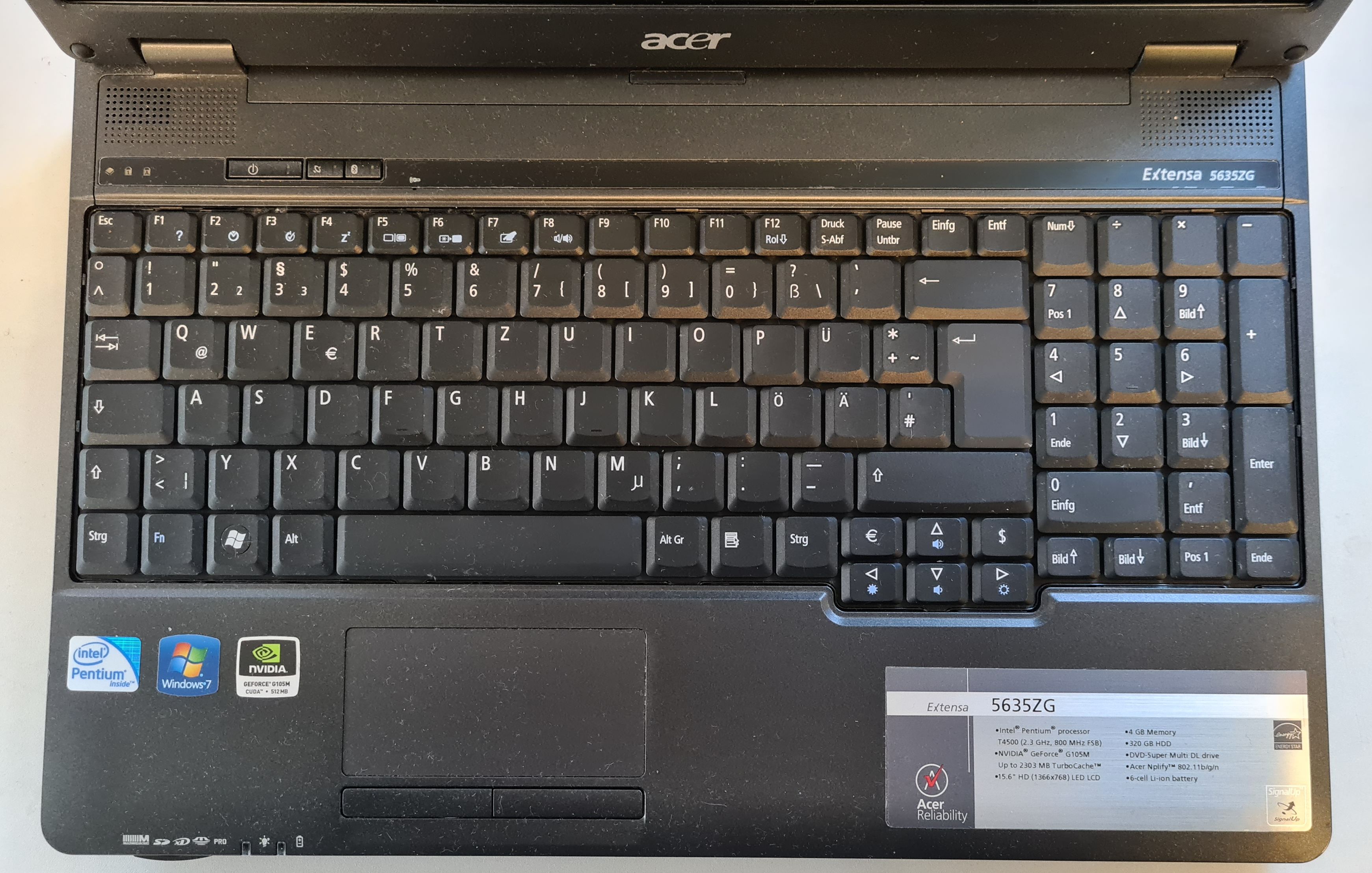 Notebook Acer Extensa 5635Z