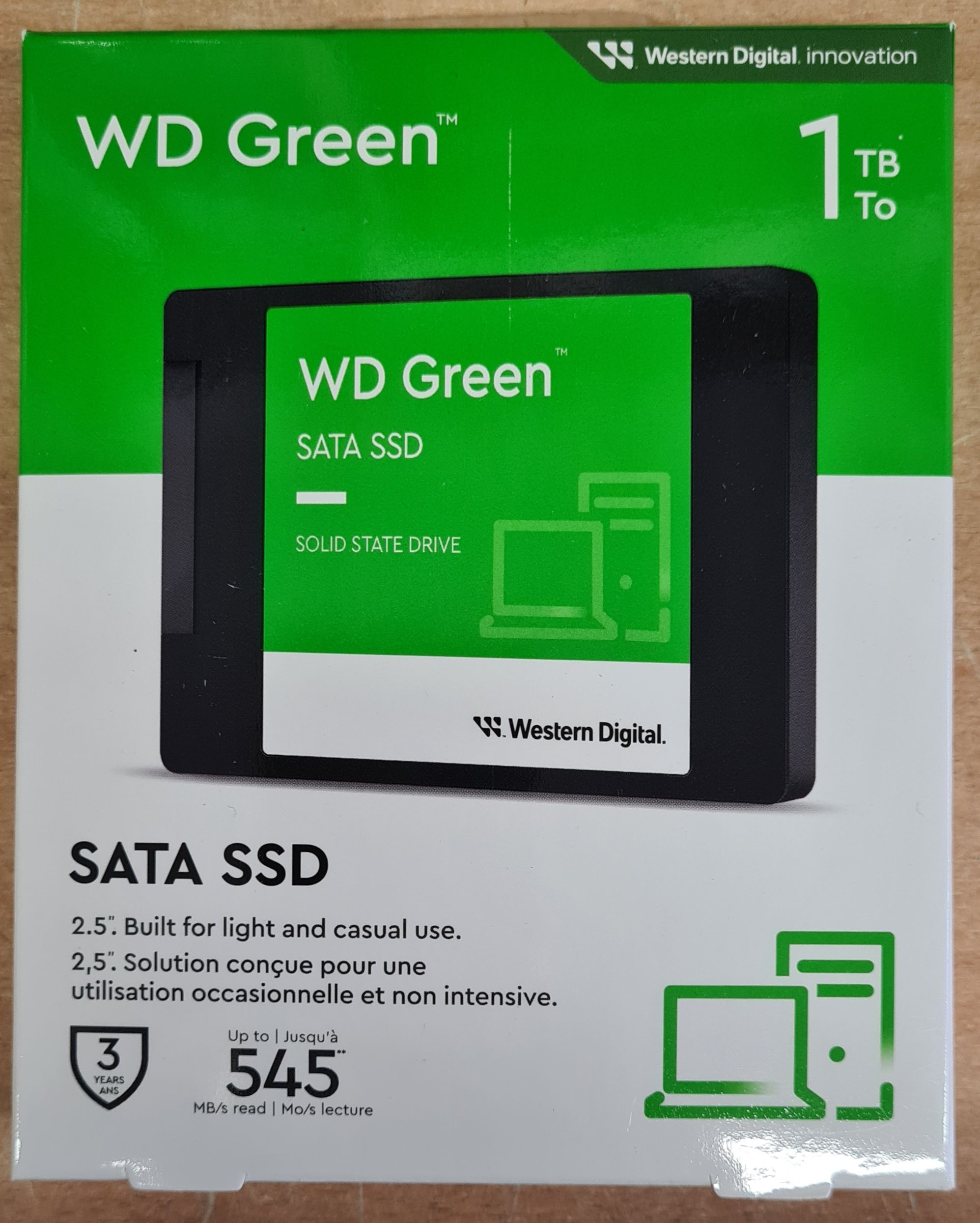 SSD 2.5" 1TB WD Green