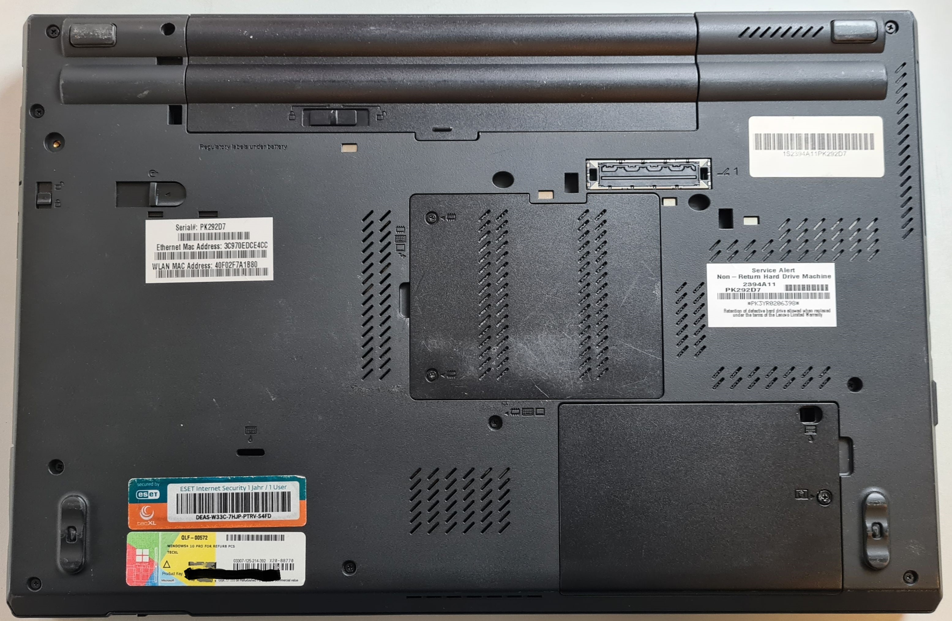 Notebook Lenovo ThinkPad T530