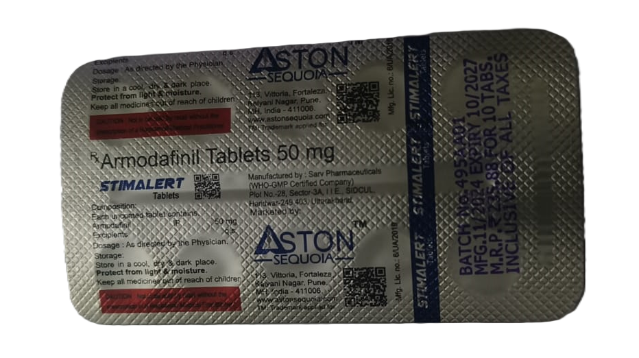 StimAlert strip of 10 tablets