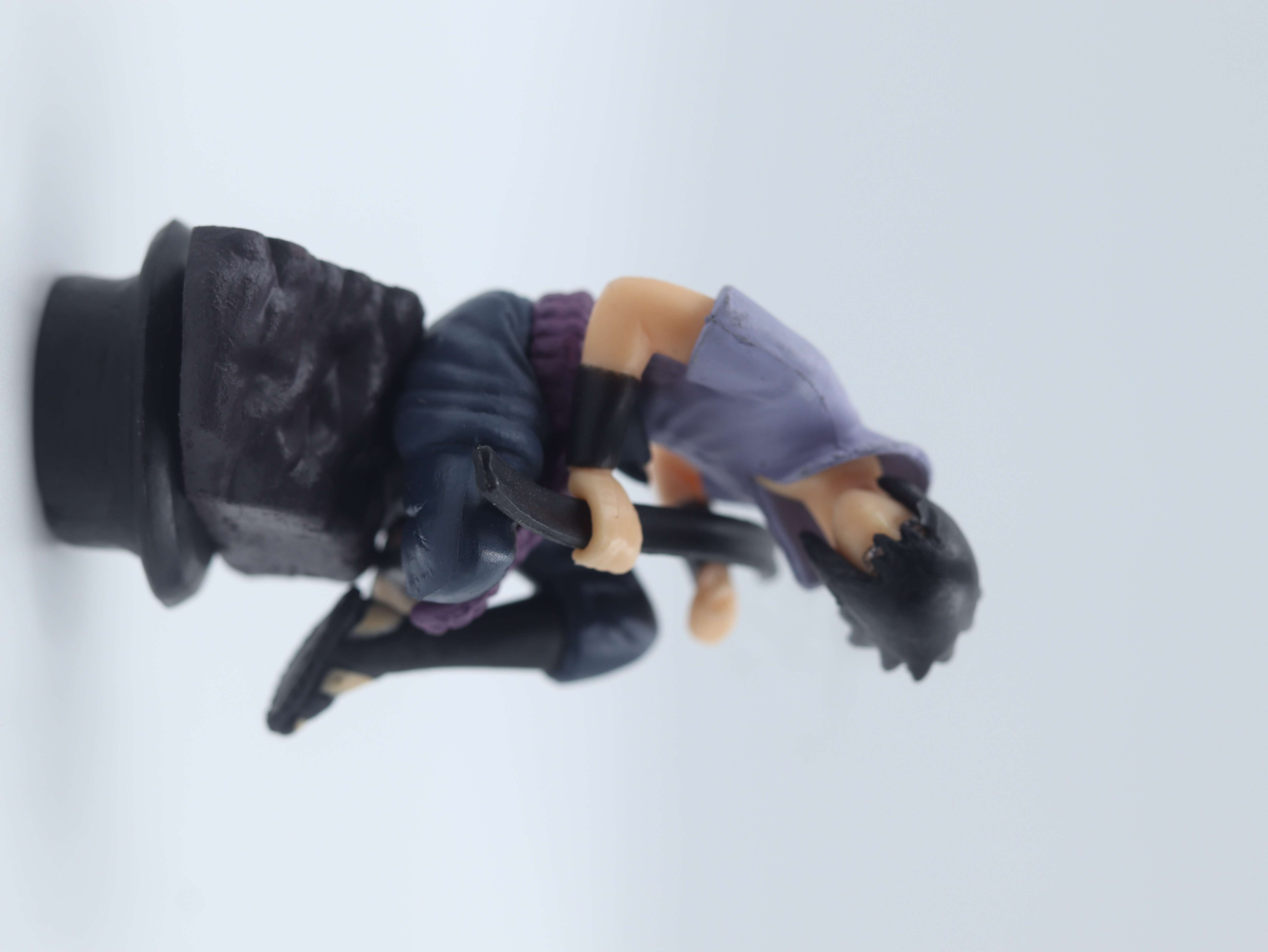 Sasuke Uchiha Sitting  Mini Action Figure 