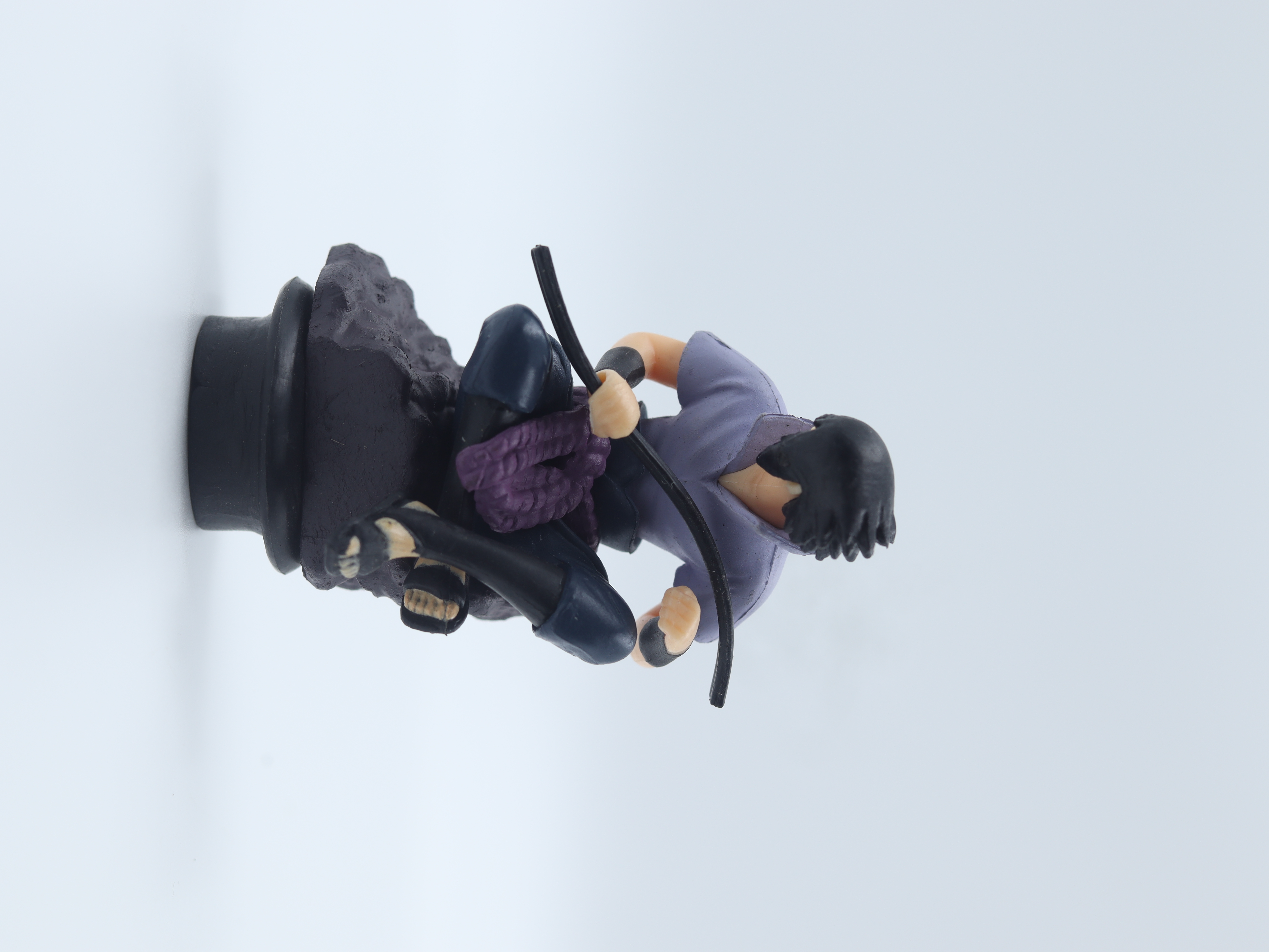 Sasuke Uchiha Sitting  Mini Action Figure 