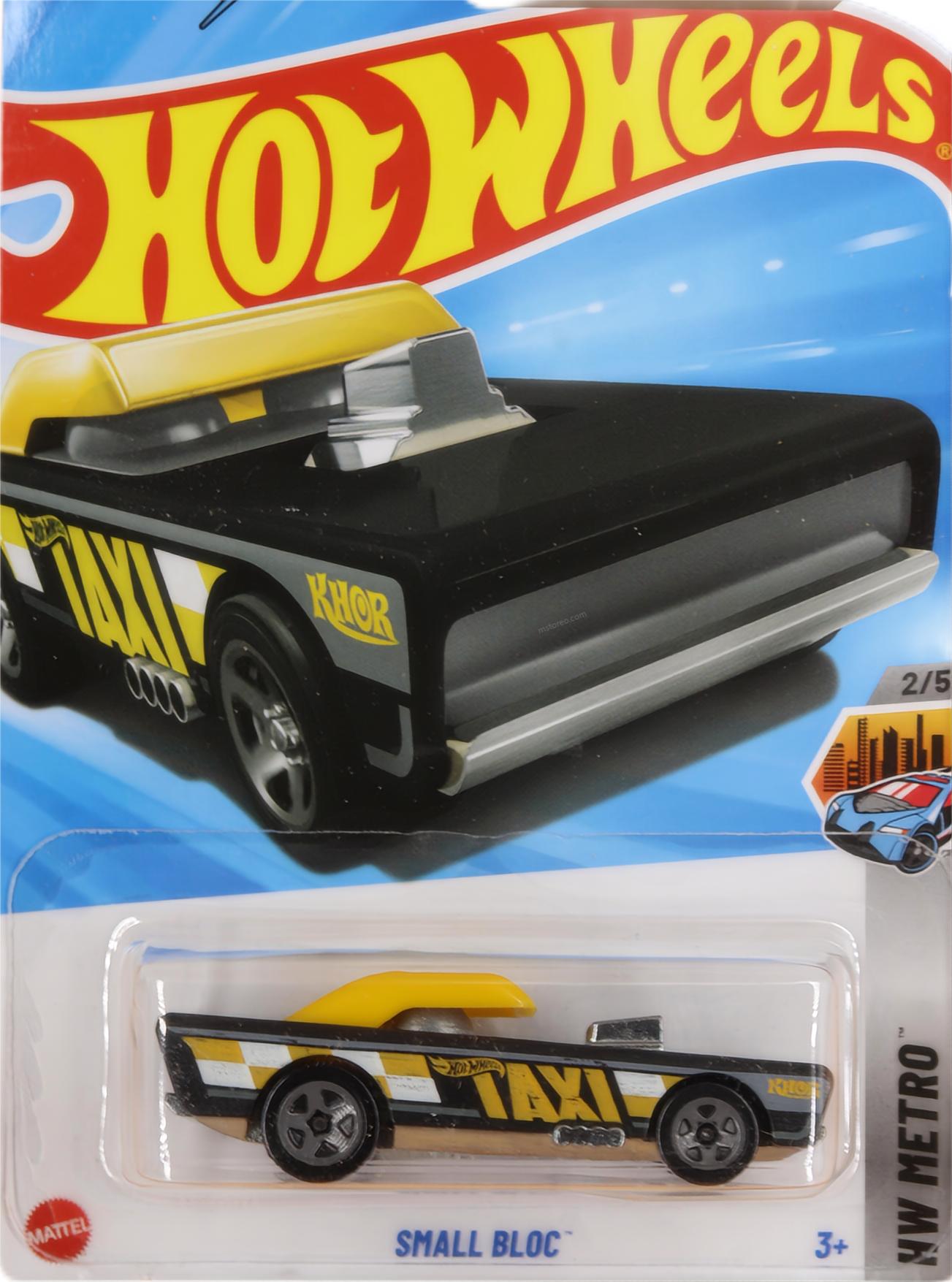 Hot Wheels Small Bloc Taxi Car