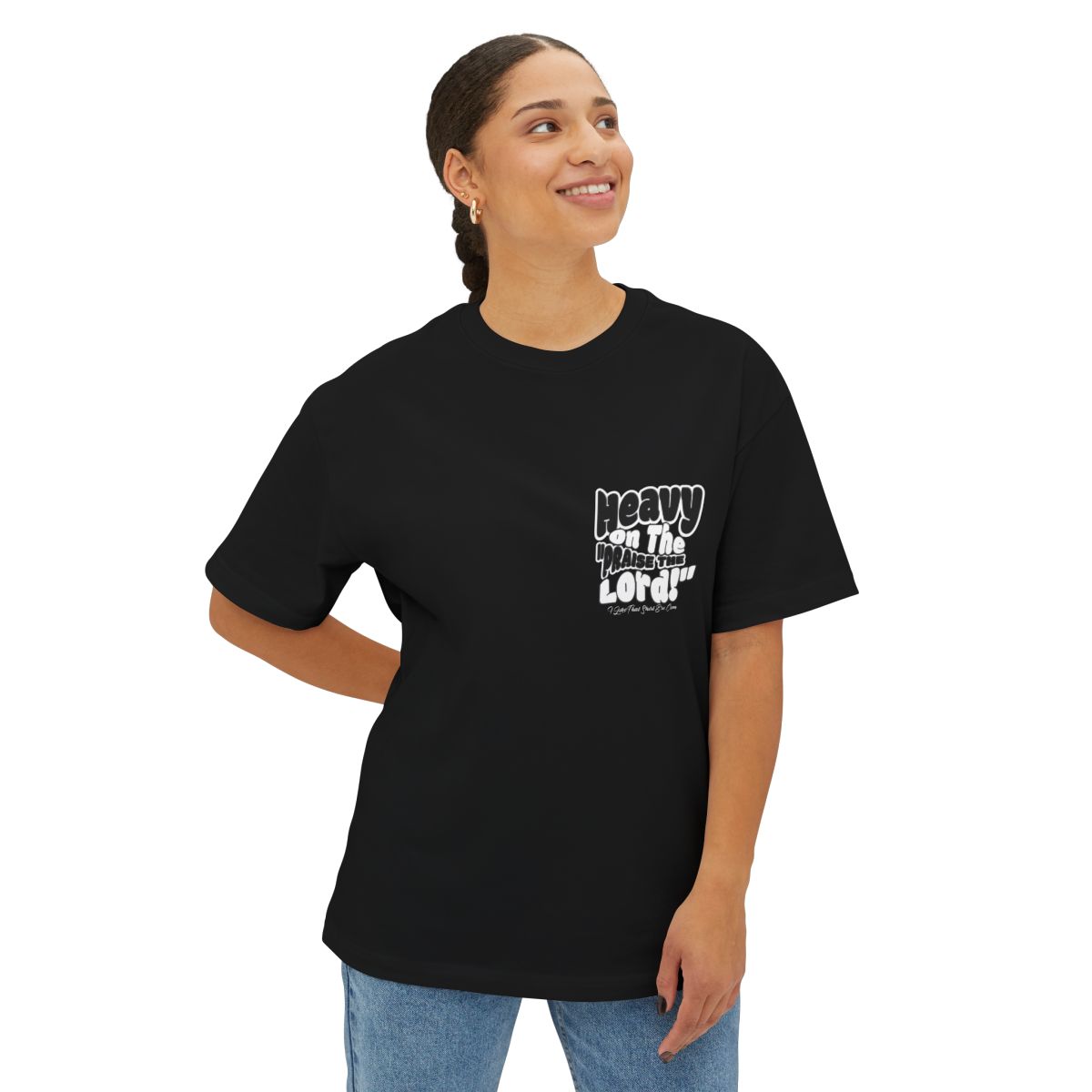 Heavy On The Praise Unisex Boxy Tee