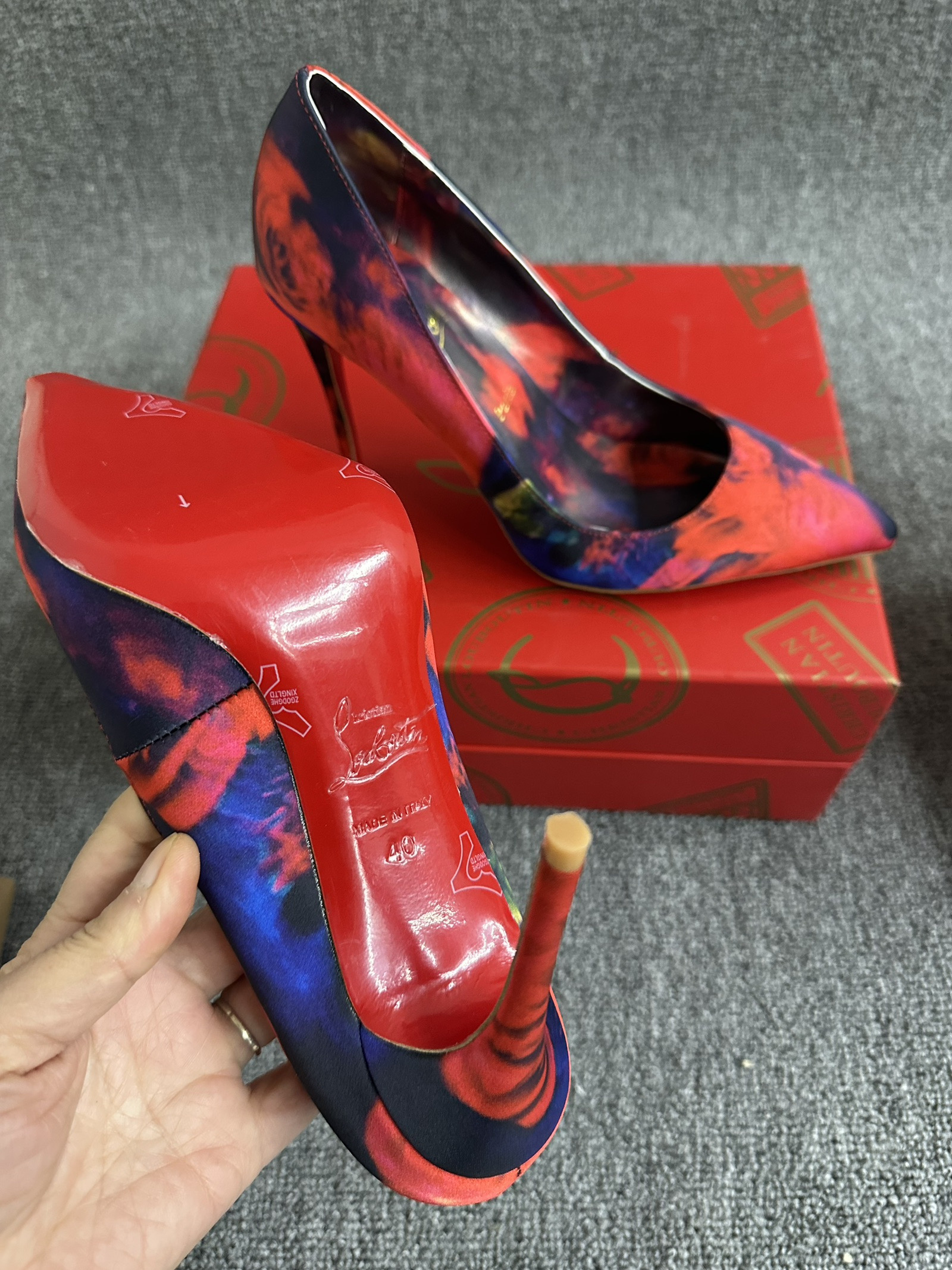 CL Women's Floral High Heels