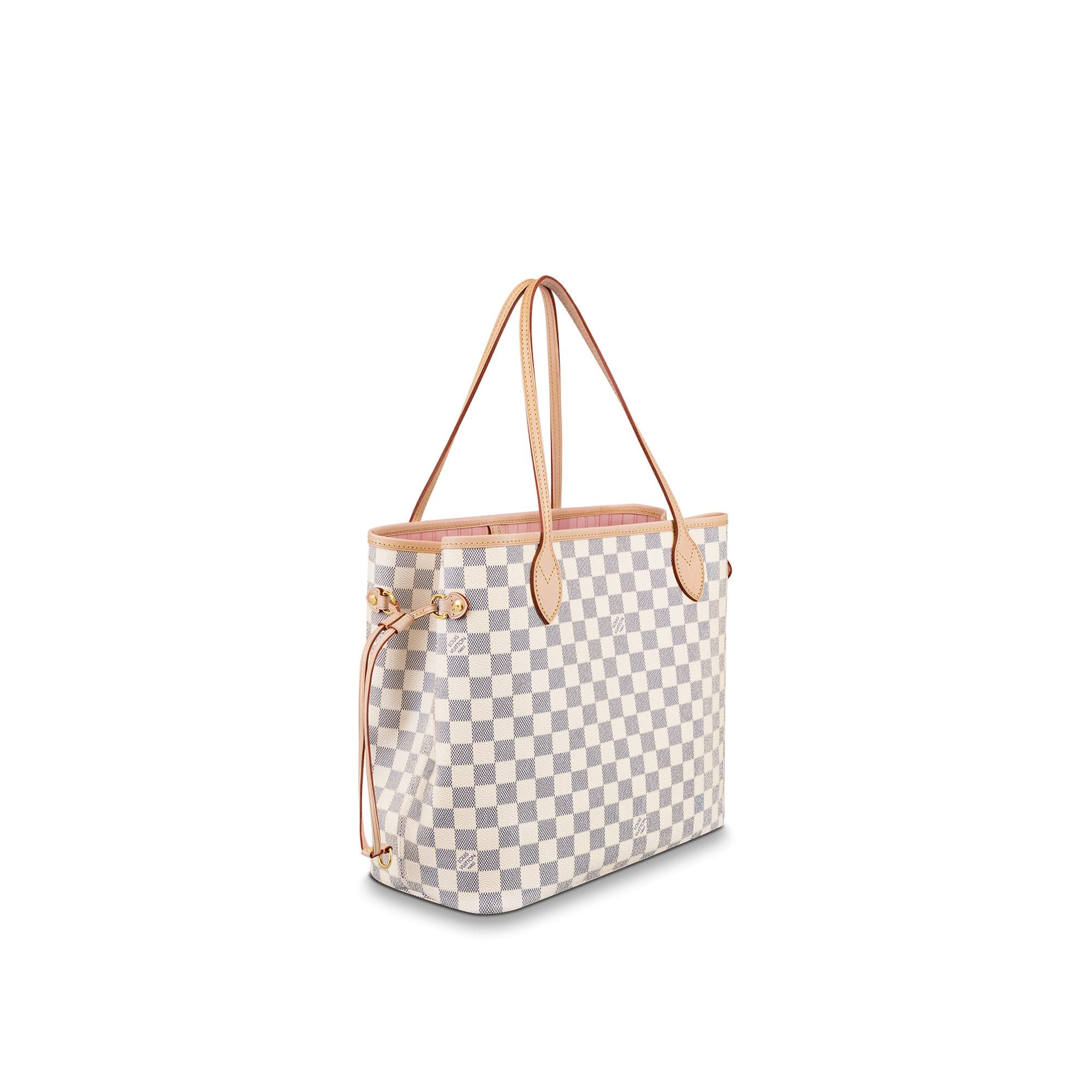 L*V Bag Louis Vuitton Bag NEVERFULL Medium Handbag Color Ballet Pink -LV Louis Vuitton Women's Bag 