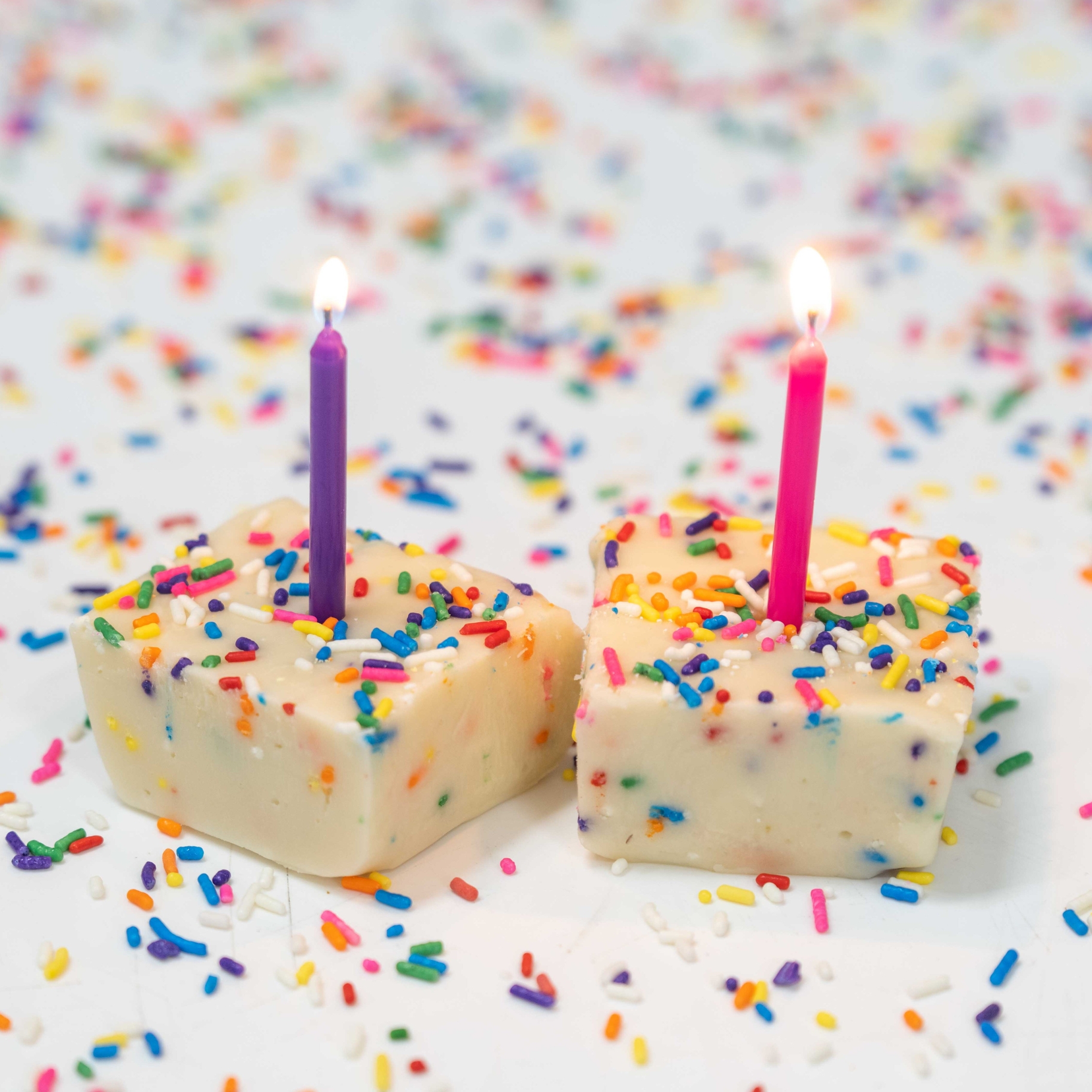 16oz Birthday Cake Fudge (2-8oz Tubs)