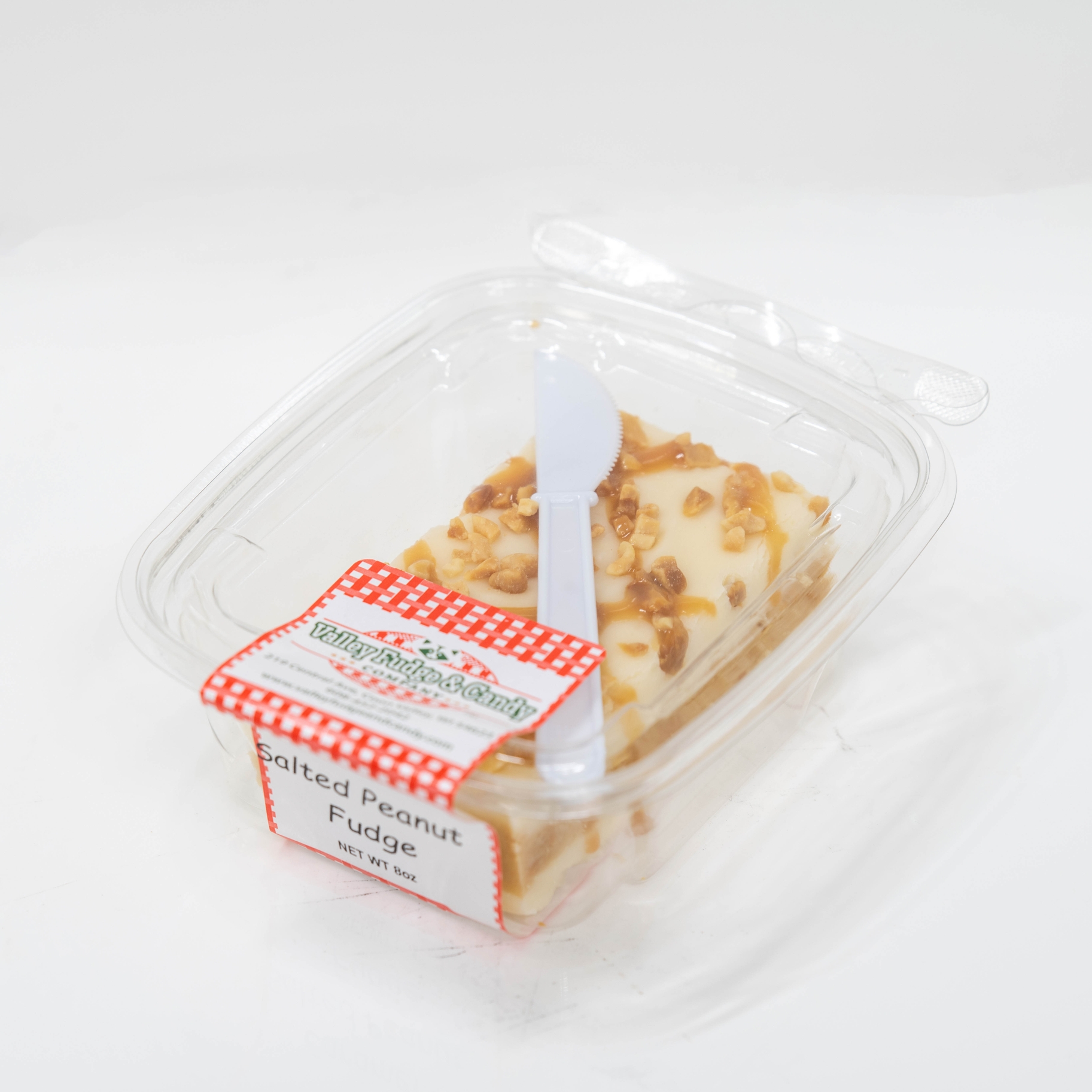 16oz Caramel Salted Peanut Fudge  (2-8oz Tubs)