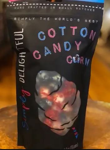 16oz Cotton Candy Popcorn (2 Bags of 8oz Popcorn)