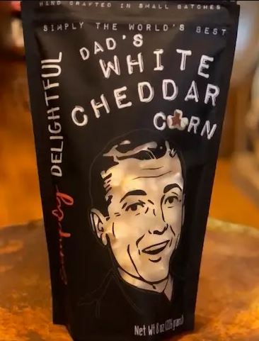 16oz Dad's White Cheddar Popcorn (2 Bags of 8oz Popcorn)