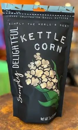 16oz Simply Delightful Kettle Popcorn (2 Bags of 8oz Popcorn)