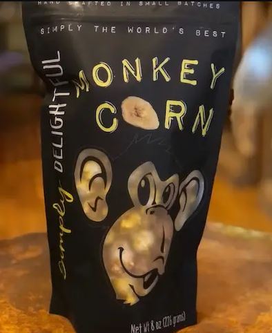 16oz Monkey Corn (2 Bags of 8oz Popcorn)