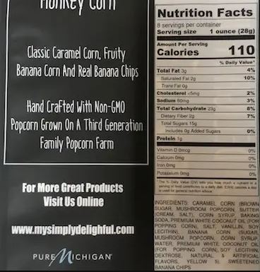 16oz Monkey Corn (2 Bags of 8oz Popcorn)