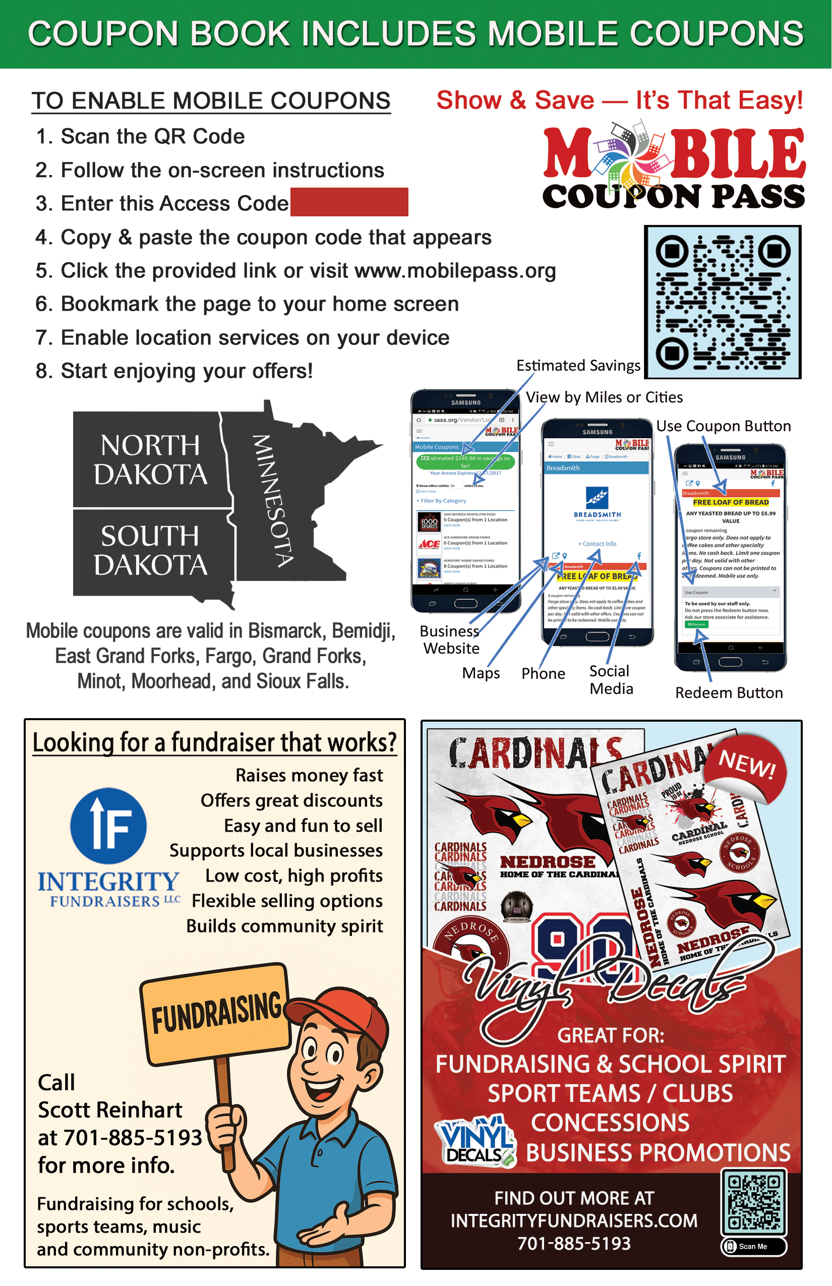 Fargo Area Extreme Saver Coupon Book