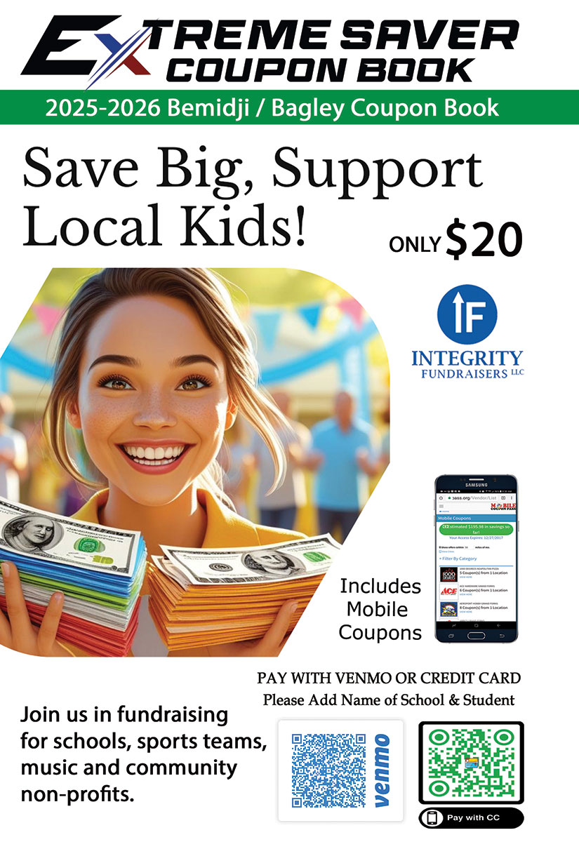 Bemidji Bagley Coupon Book 2025-2026