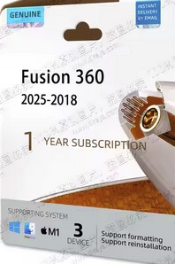 Online License Fusion 360 1 Year Subscription 2025/2024/2023/2022 Mac/PC AutoCAD Drafting