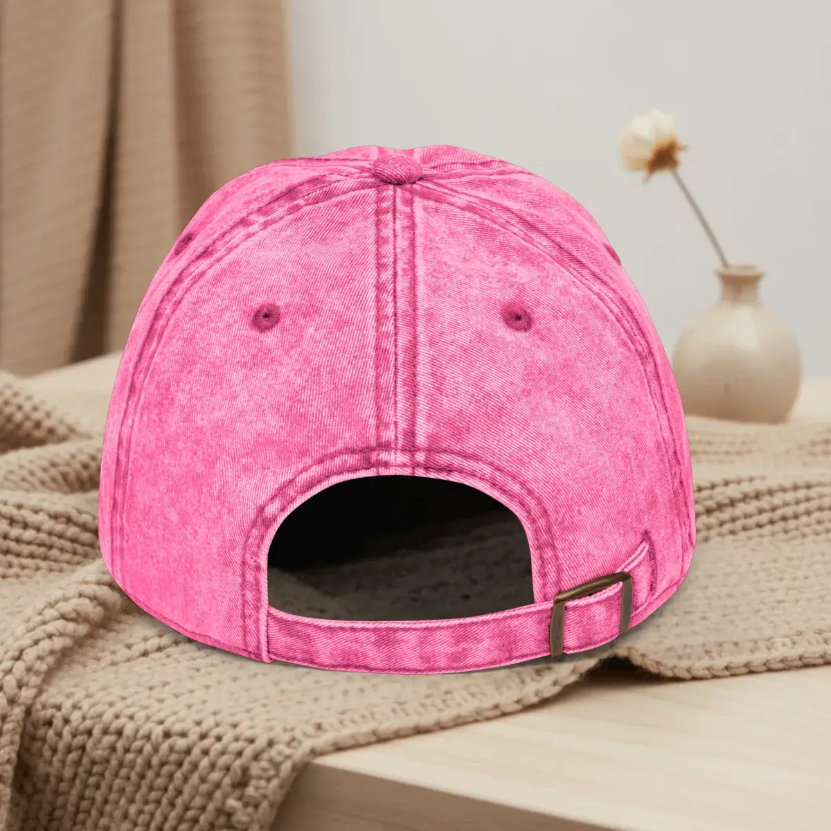 Warning Low Estrogen And High Standards Distressed Cap