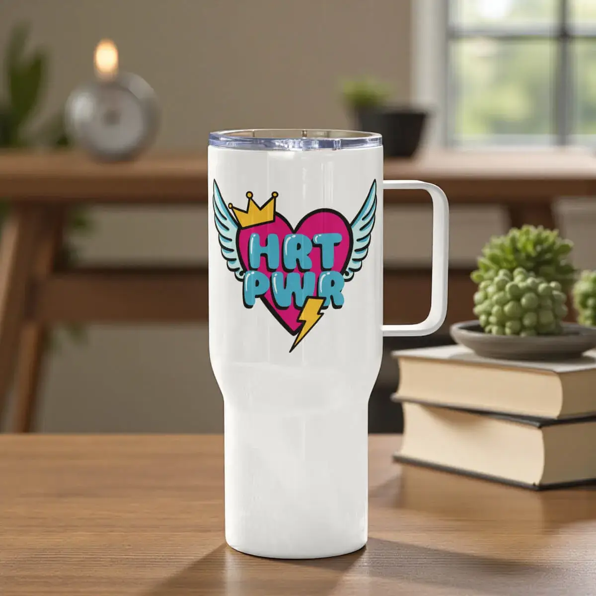 HRT PWR Perimenopause Travel Mug