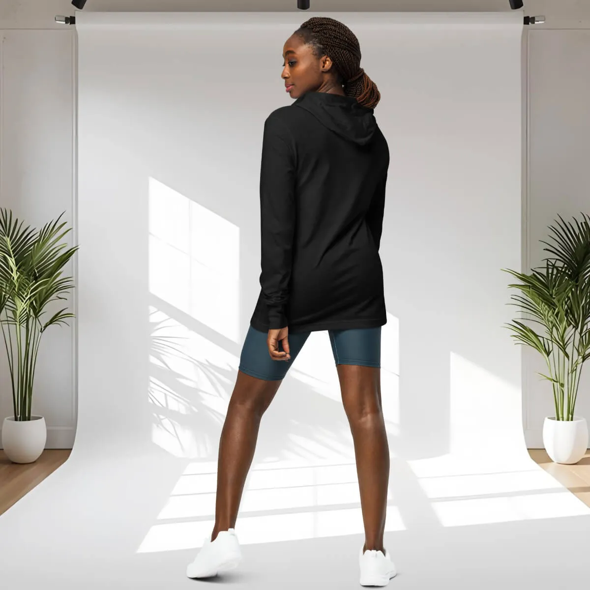 Menopause 1 Star Review Hooded Long-Sleeve Tee