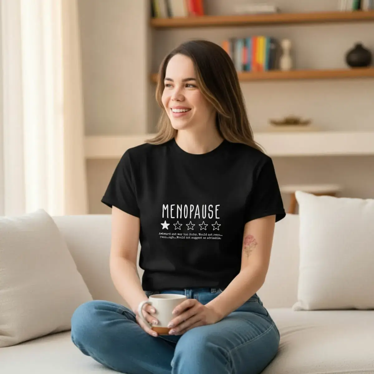 Menopause 1 Star Review T-Shirt