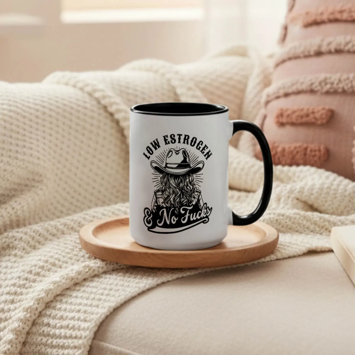 Perimenopause Low Estrogen Cowgirl Mug