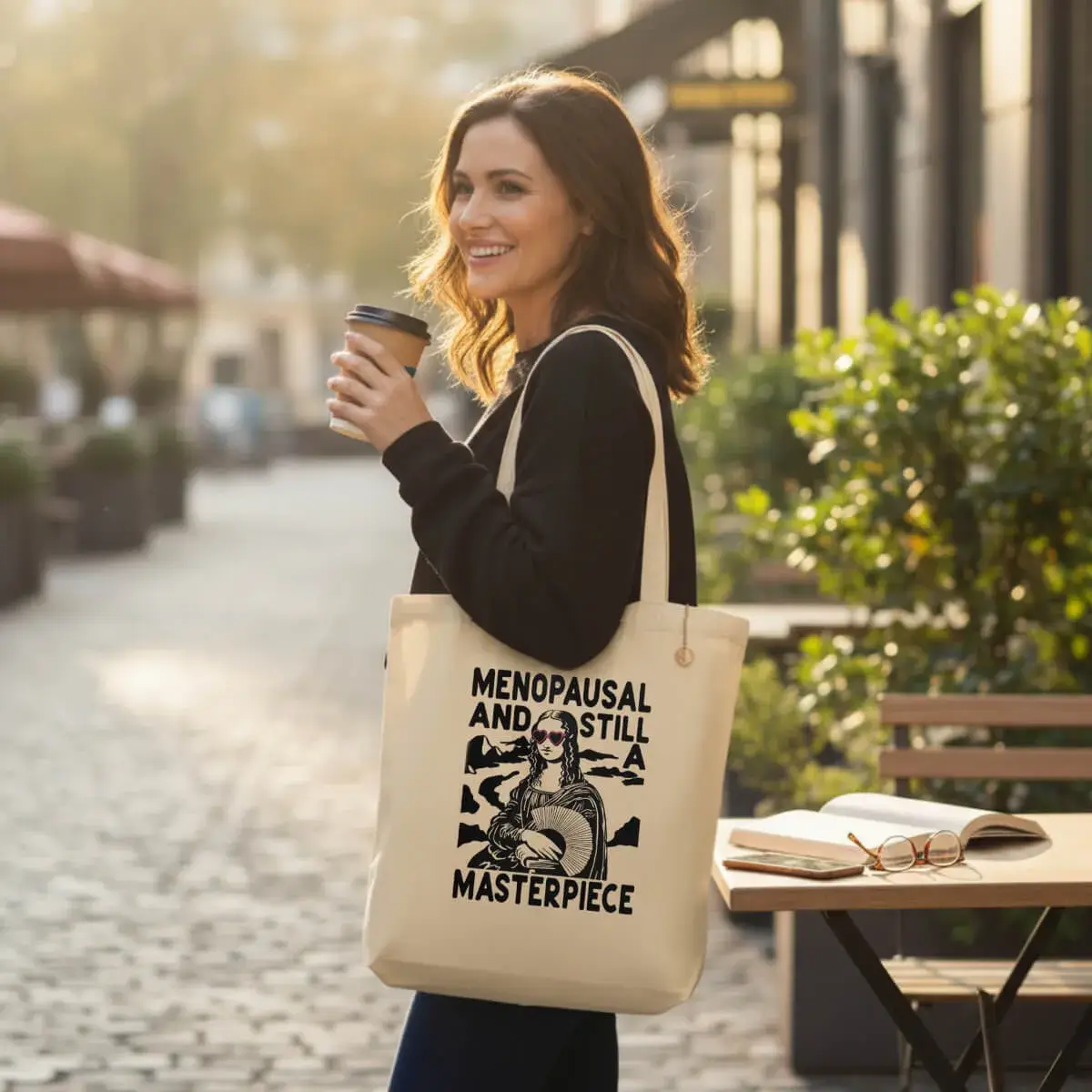 Menopause Mona Lisa Tote Bag