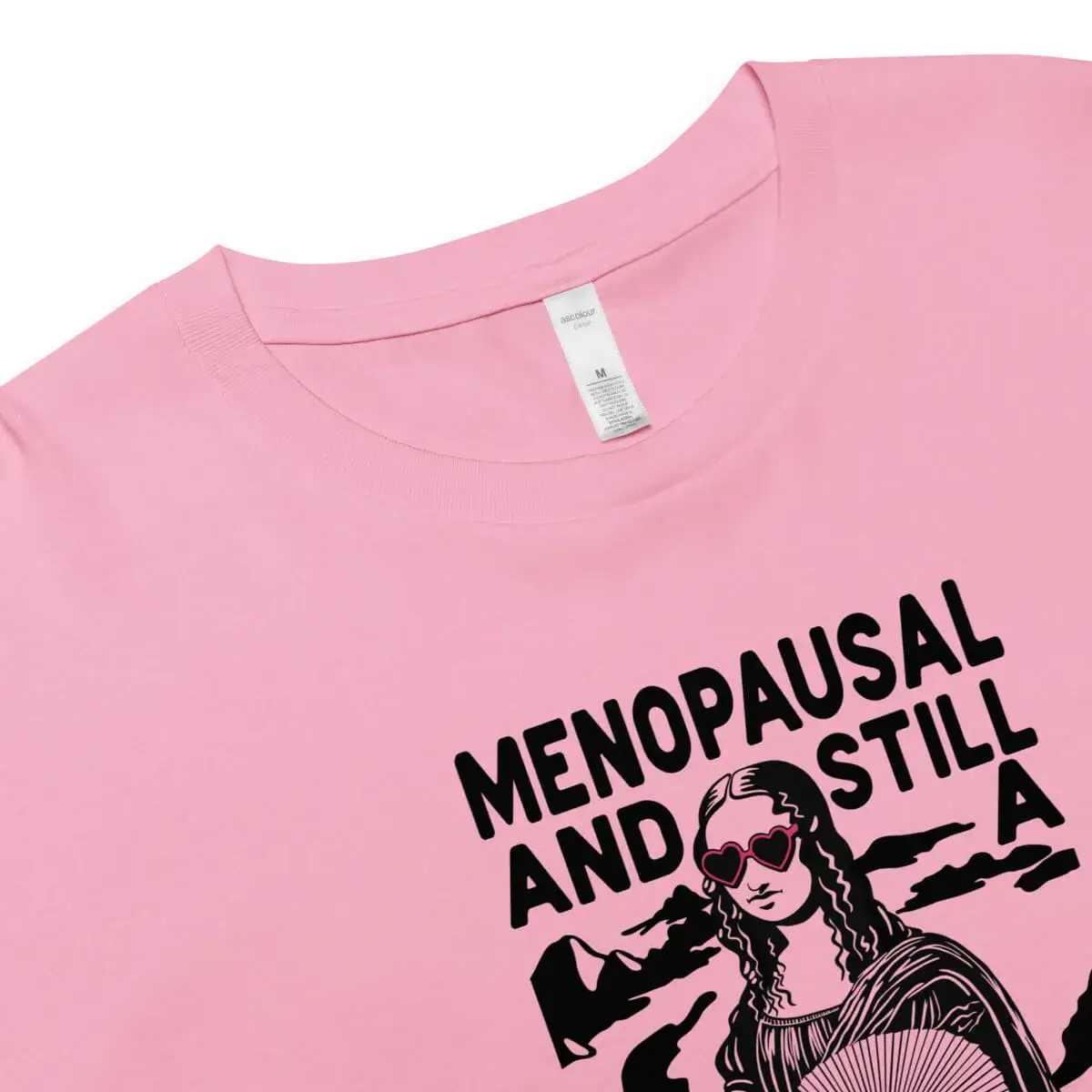 Funny Menopause Mona Lisa Crop Top