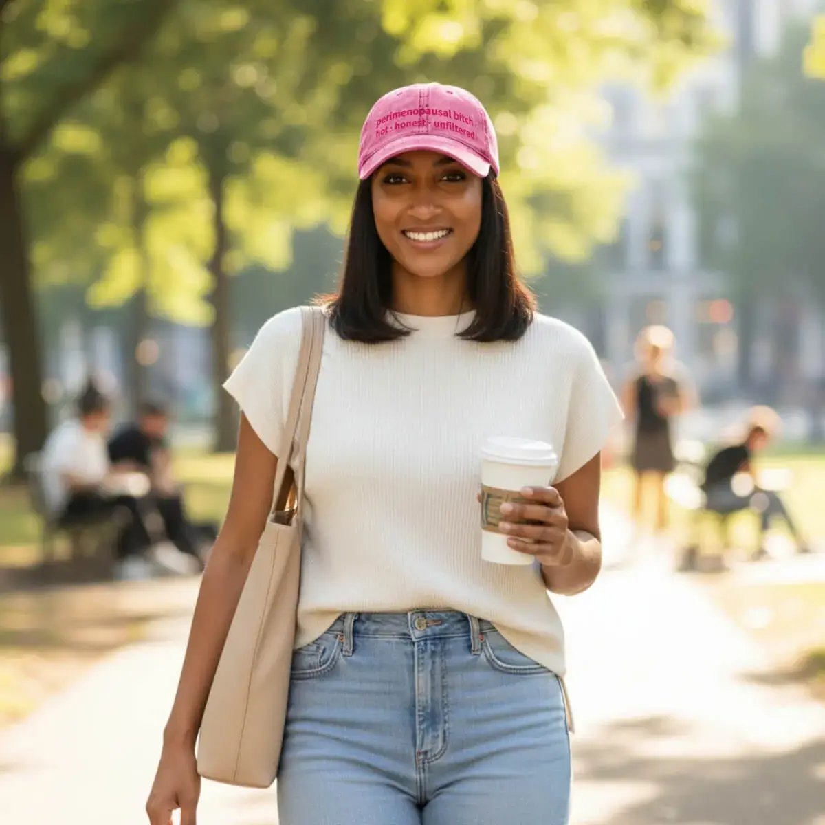 Vintage Perimenopausal Bitch Embroidered Cap