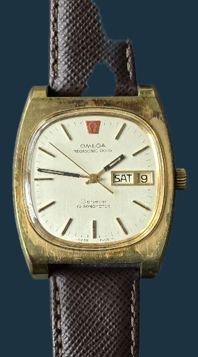 Vintage Omega Geneve Megasonic 720Hz Chronometer Quartz Wristwatch Ref. 198.0064