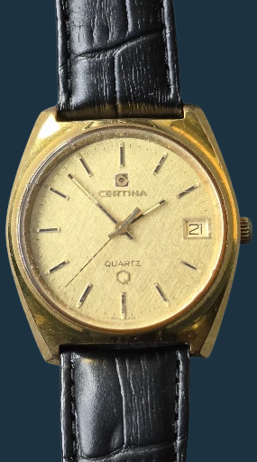 Vintage Gold Plated Certina Quartz Watch