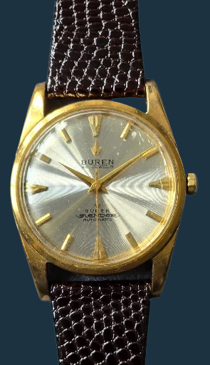 Buren Super Slender Automatic Micro Rotor Men's Vintage Watch