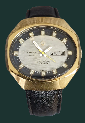 Orfina Design Golden Flame Automatic Watch