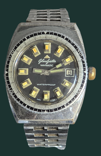 Rare Glashütte Navimatic GDR German Watch