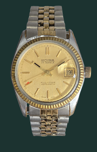 Sicura Automatic Full Lever Two Tone Watch