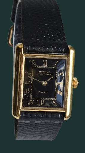 Montine of Switzerland Quartz Tank Swiss MadeWatch