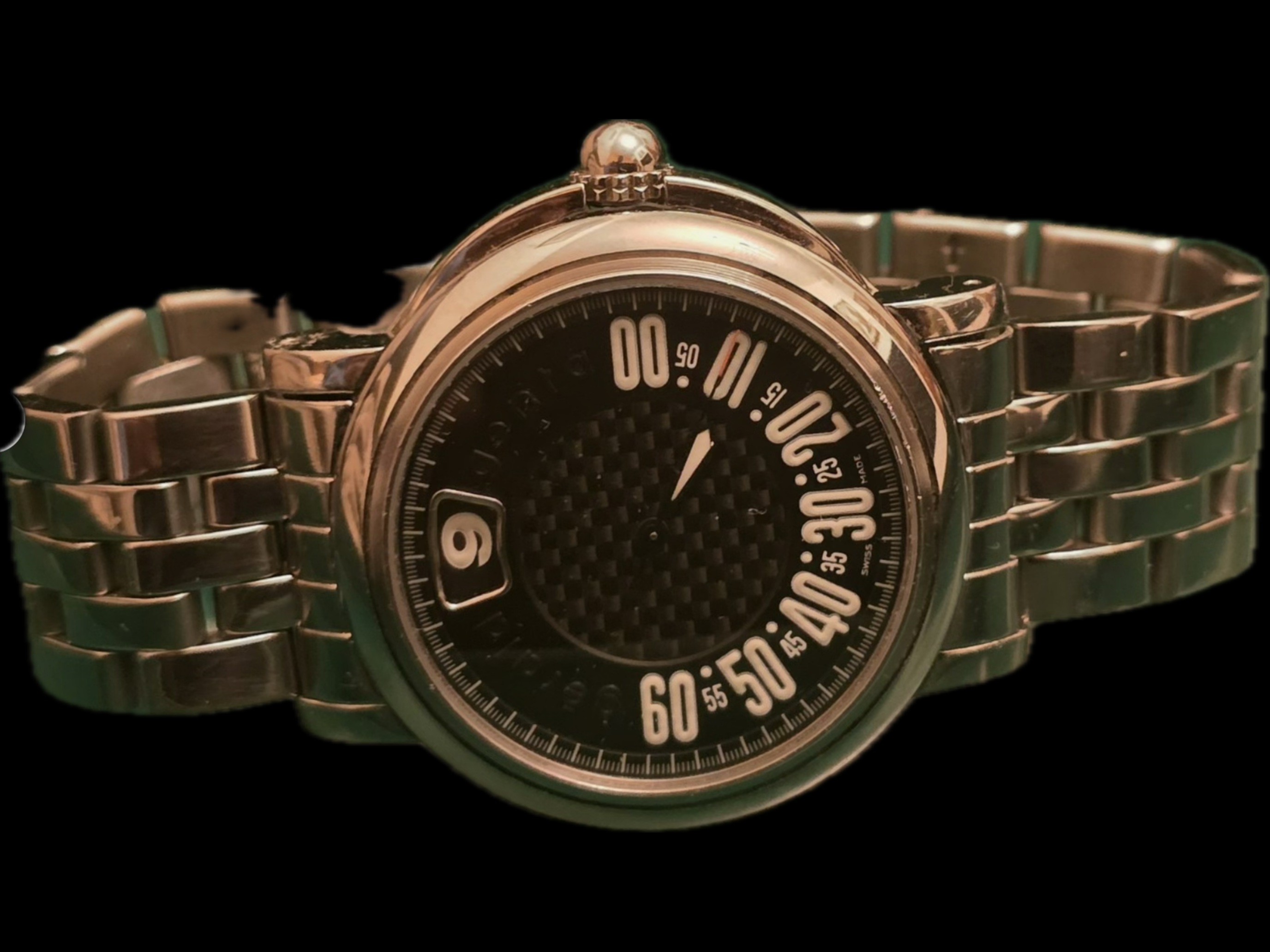 Gerald Genta Automatic Jump Hour G3694 Retro Sports Watch