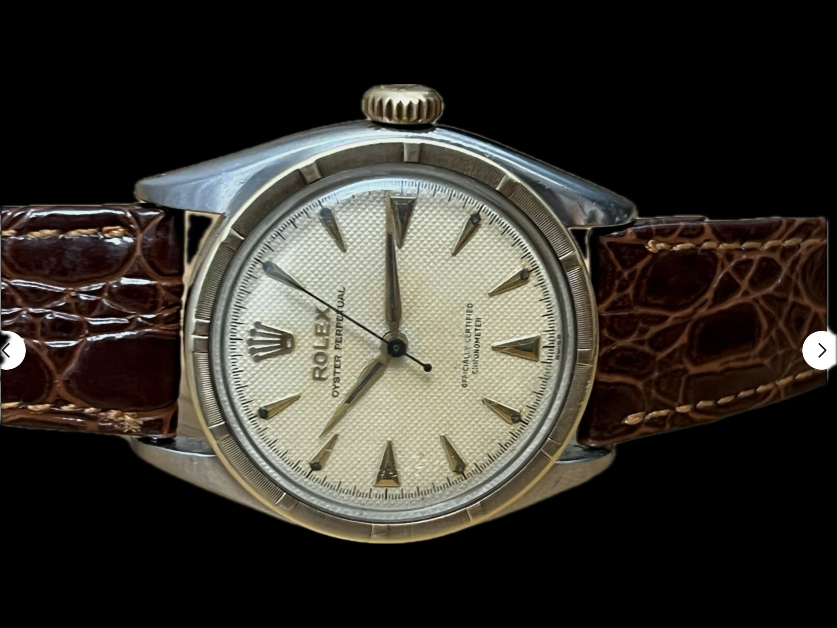 Vintage Rolex Oyster Perpetual 6085 - Gold Two Tone Watch