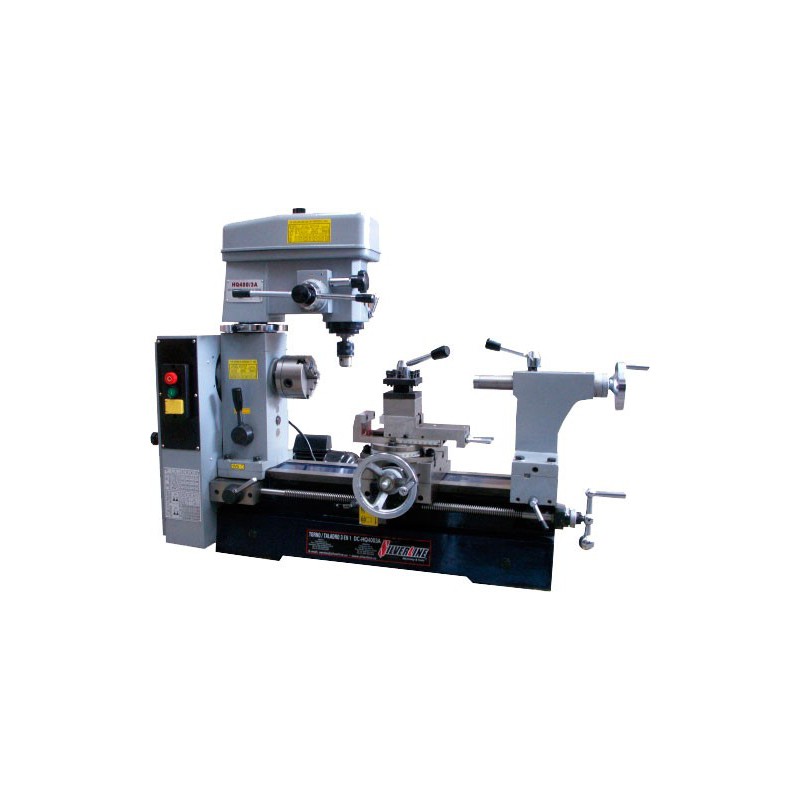 Torno – Taladro De Avance Automático 3 En 1 - Silverline