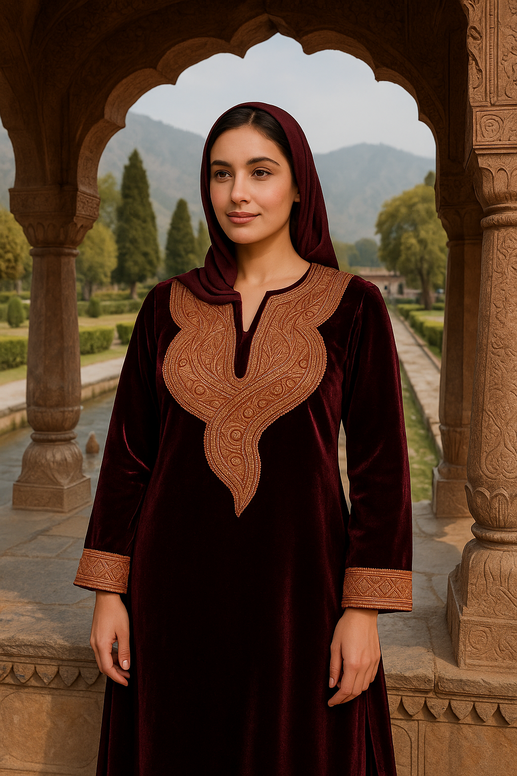 ZARIYAT - Kashmiri Hand Tilla Pheran