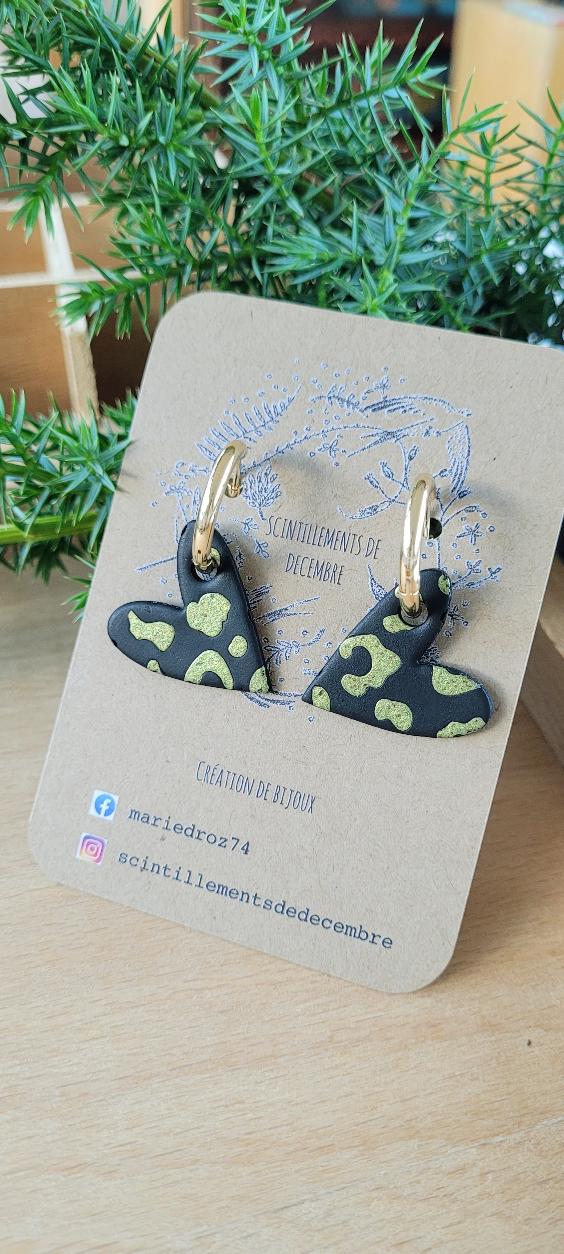 Boucles d'oreilles artisanales uniques