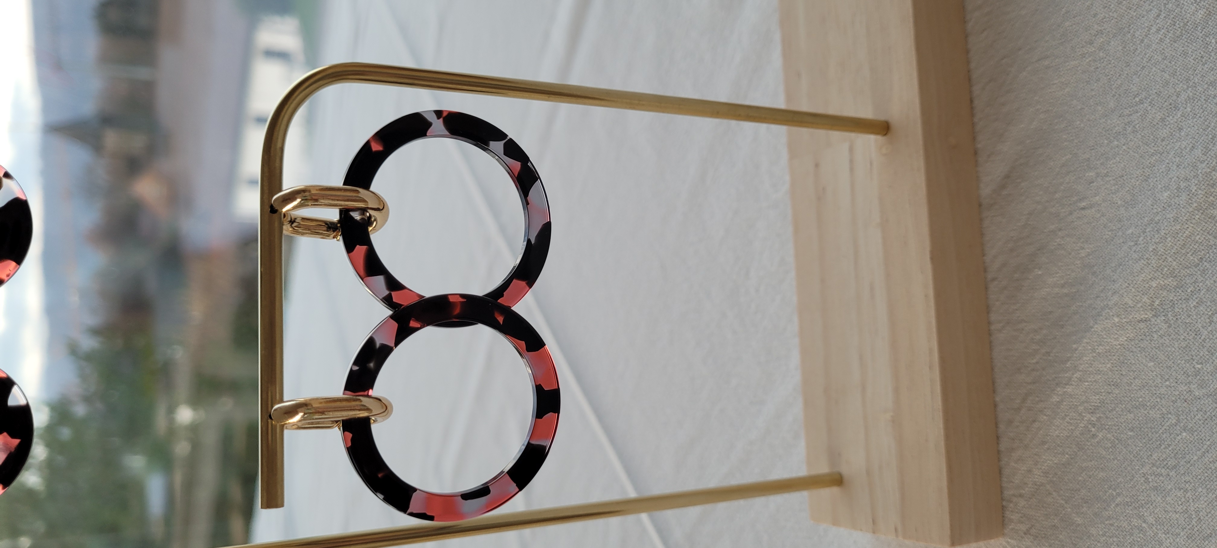 Boucles d'oreilles acétate