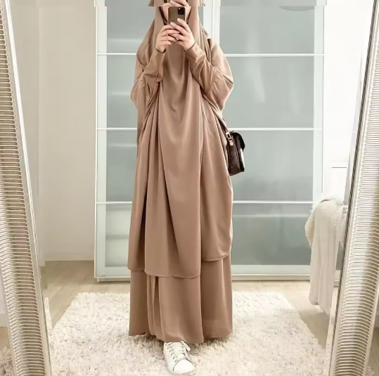 Komplet, abaya sa kapuljacom u dva djela