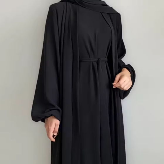 Abaya balon rukavi u dva djela