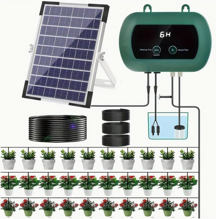 Solarni automatski sistem za navodnjavanje kap po kap