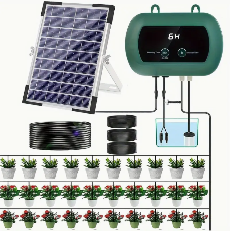Solarni automatski sistem za navodnjavanje kap po kap