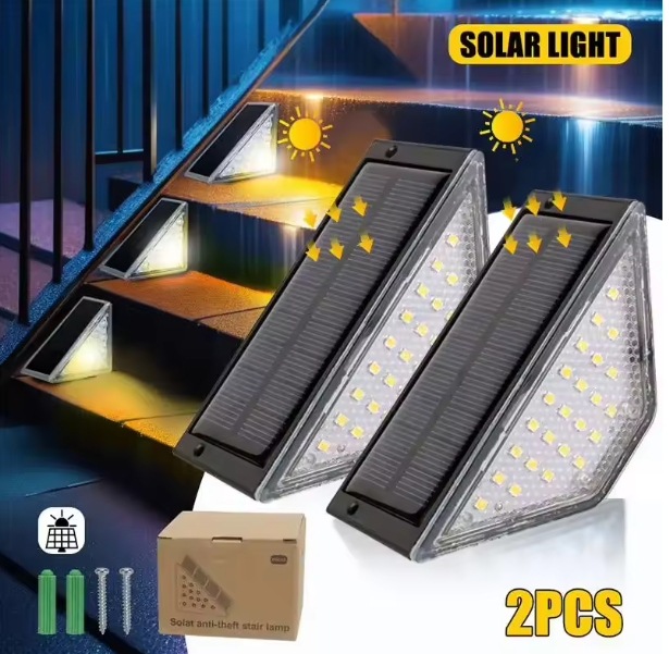 Solarne spoljne svetiljke za stepenice 2 komada